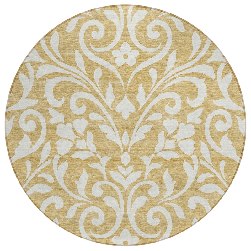 Machine Washable Indoor/ Outdoor Chantille Traditional Rug