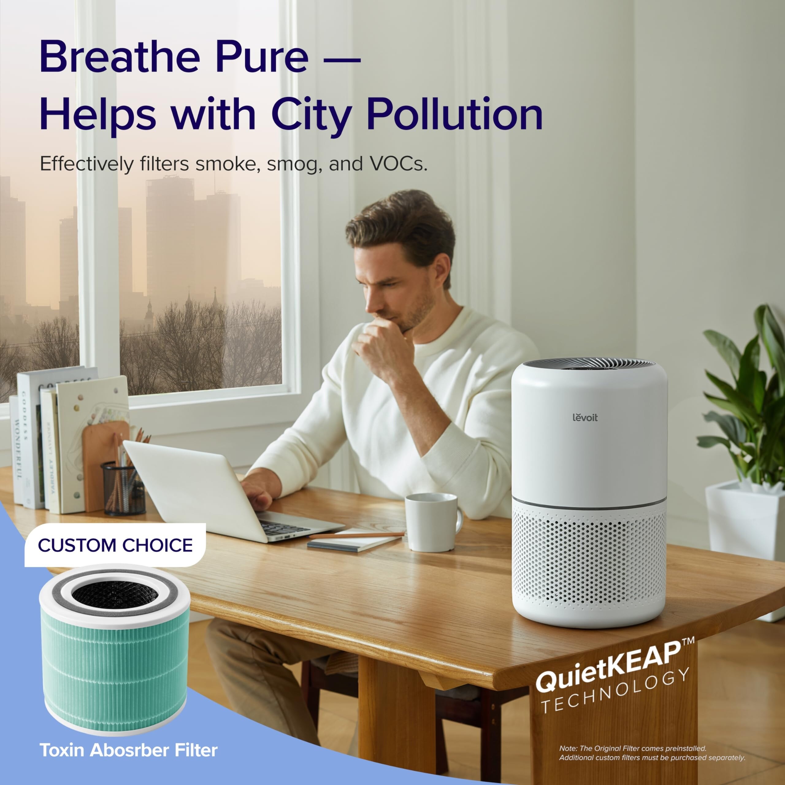 【最終値下げ】Purifier Hot＋Cool Formaldehyde Amazon.com: Shark HC451 3-in-1 Clean Sense Air Purifier