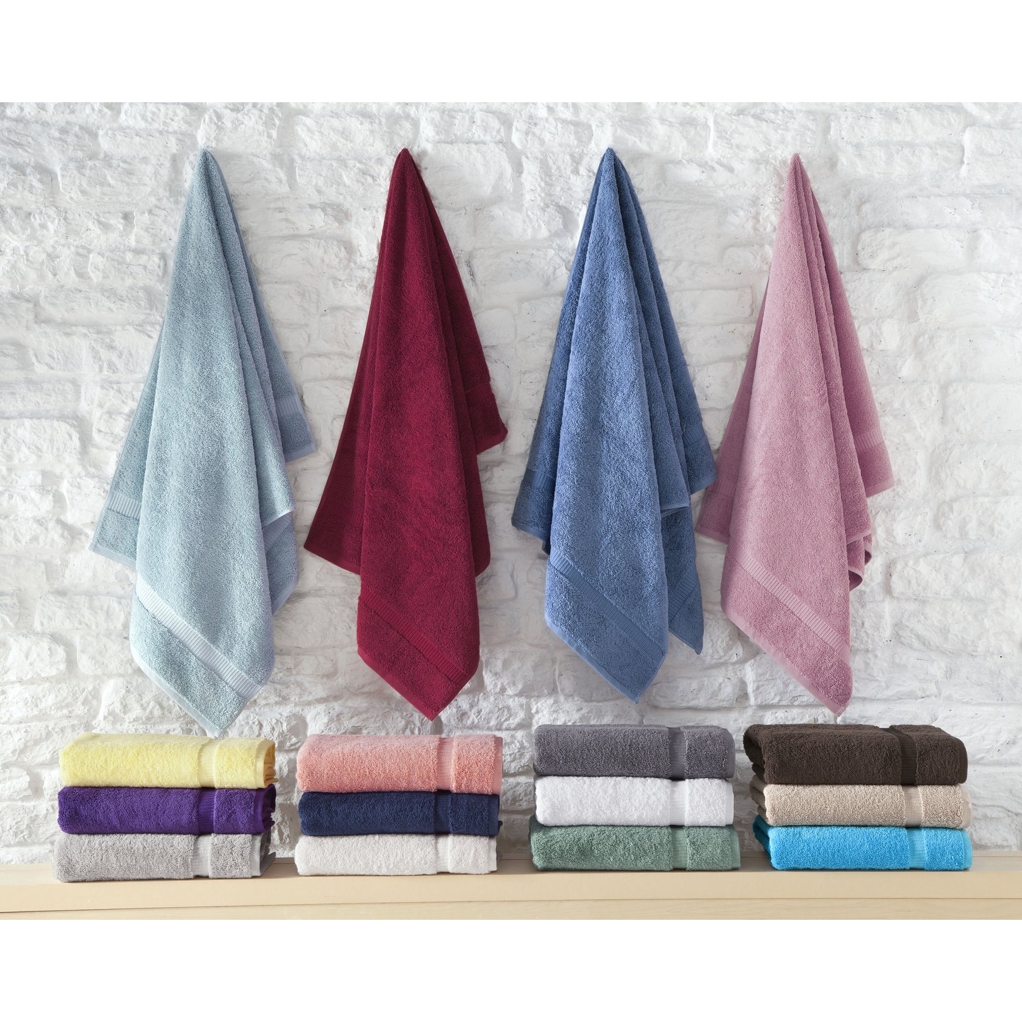 Luxury Turkish Cotton Hotel & Spa Grade Bath Towels Set Collection - Ultra  Absorbent and Soft