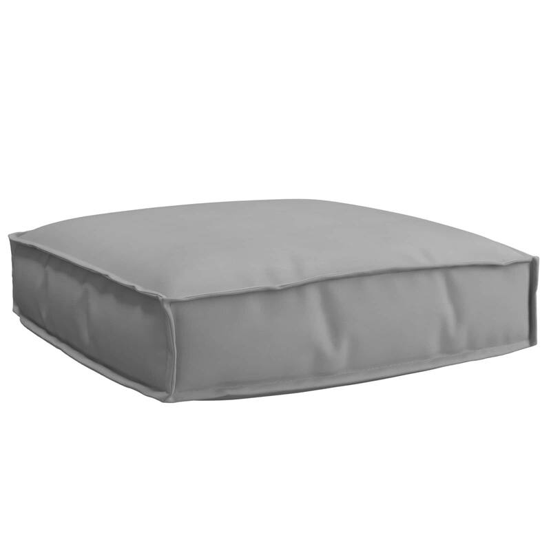 vidaXL Cushion 23.62 x 23.62 x 4.72 in Oxford Fabric - 23.62 x 23.62 x 4.72 in - Grey