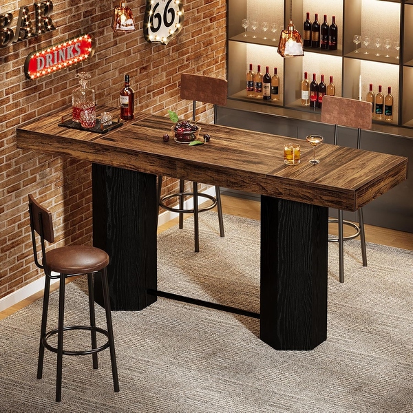 Industrial Bar Table, 70.9