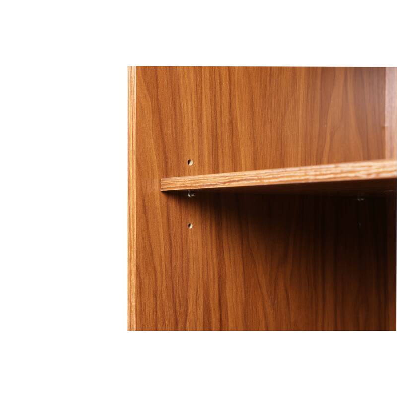 59" Farmhouse TV Stand with Adjustable Shelf for TVs Up to 65"