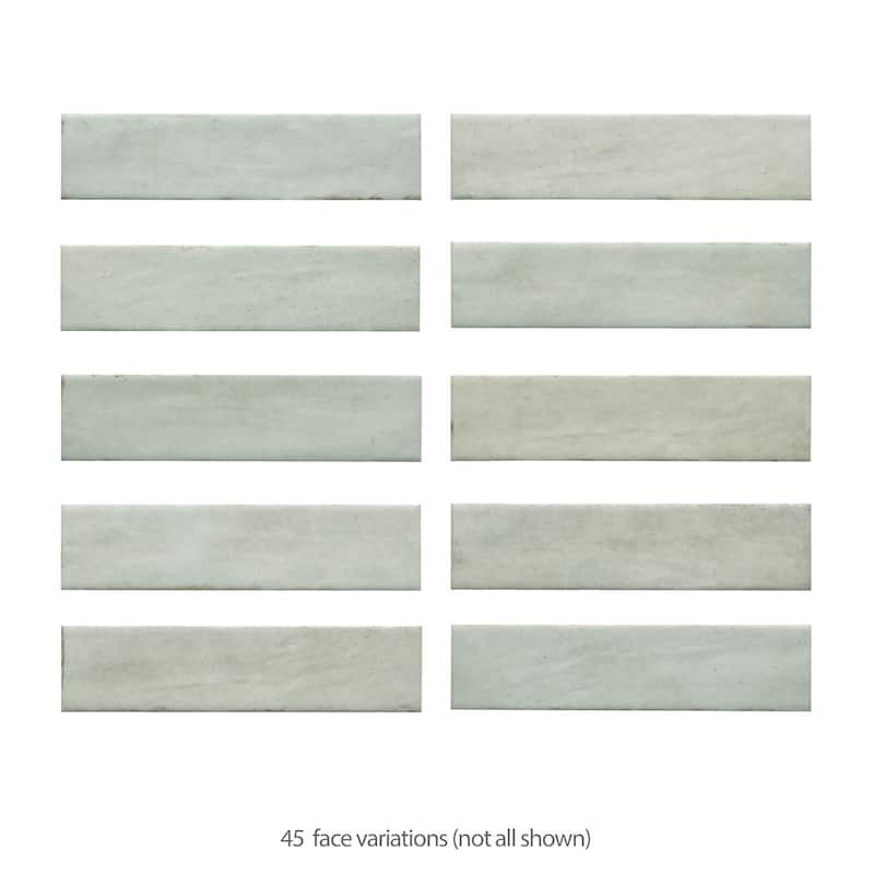 Merola Tile Tribeca Studio Seaglass Mint 2-3/8" x 9-5/8" Porcelain Wall Tile