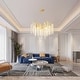 preview thumbnail 16 of 24, Modern Tree Branch Chandelier Gold,Crystal Chandelier for Dining Room