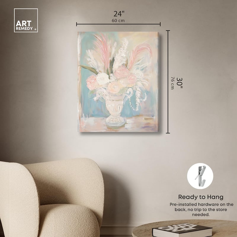 Still Life in Soft Hues I Canvas by Art Remedy, Gallery Wrapped