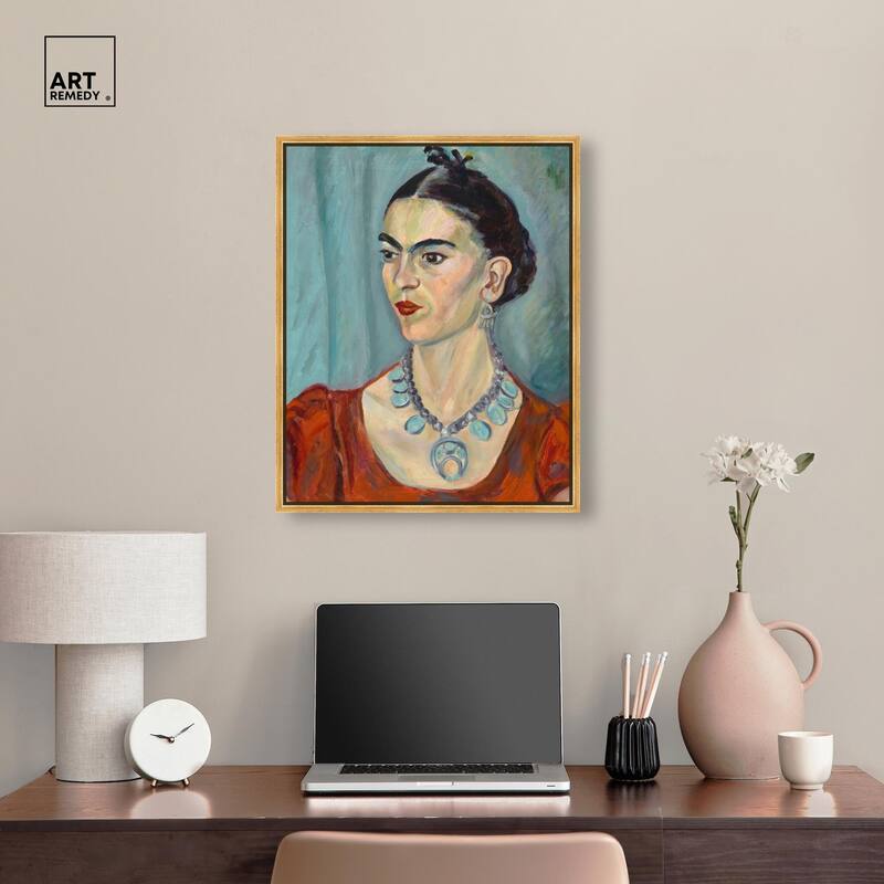 Frida Kahlo by Magda Pach 1933 Canvas by Art Remedy