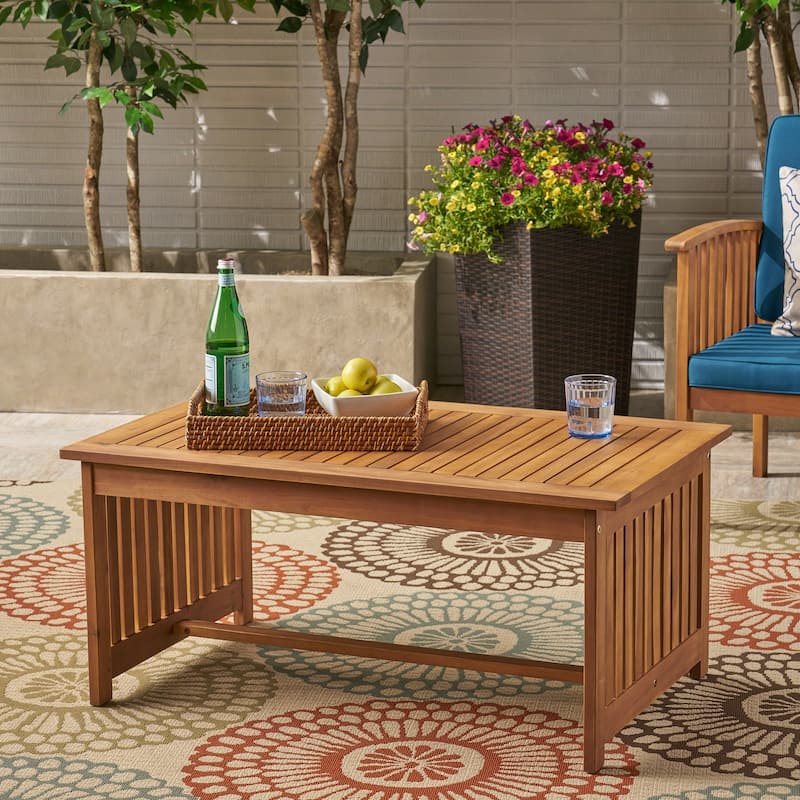 outdoor ACACIA COFFEE TABLE