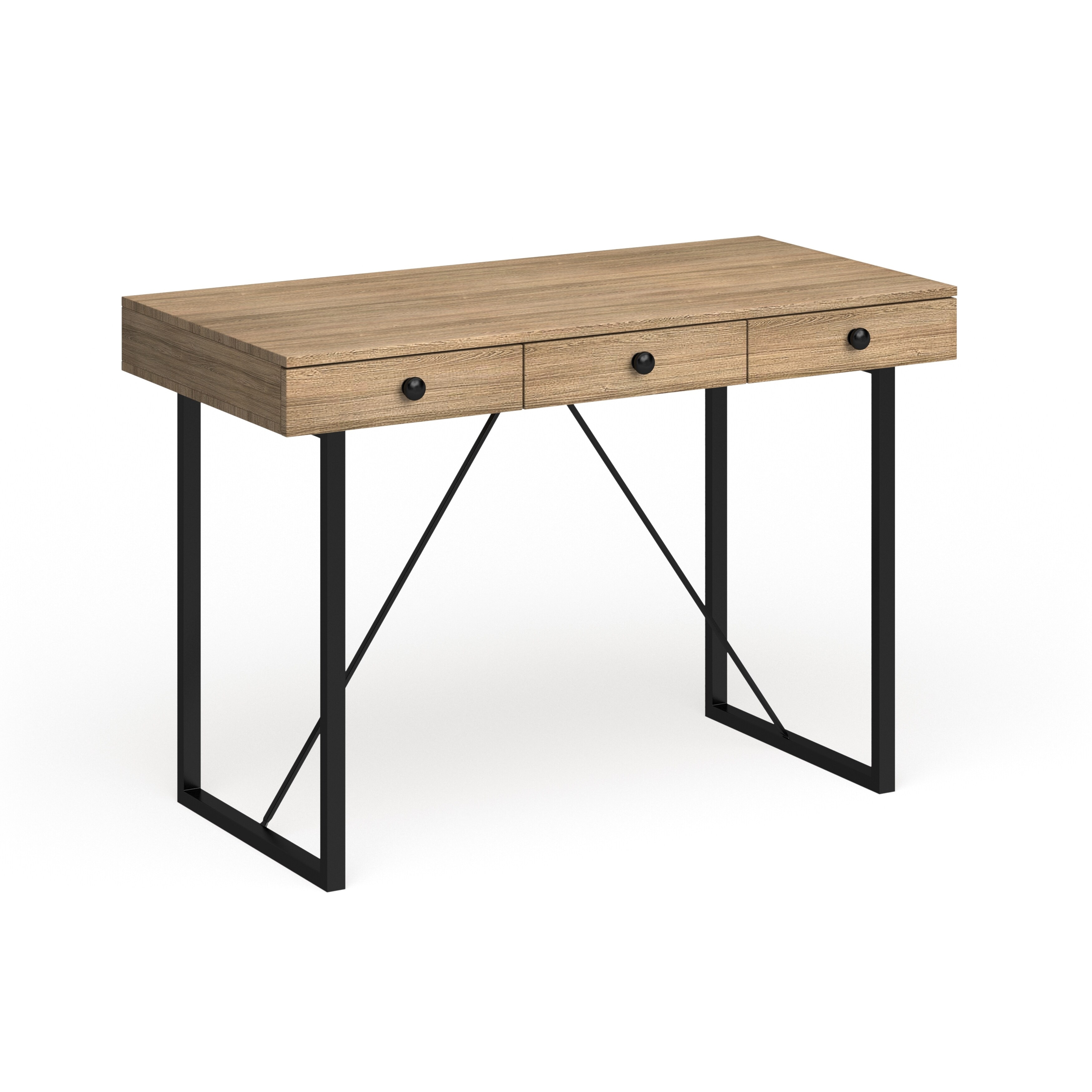 Carson Carrington Smorumnedre 3-drawer Desk