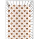 preview thumbnail 1 of 4, Sweet Jojo Designs Basketball Boy Fitted Crib Sheet Orange for Sports Theme Watercolor Vintage Sport Themed Collection