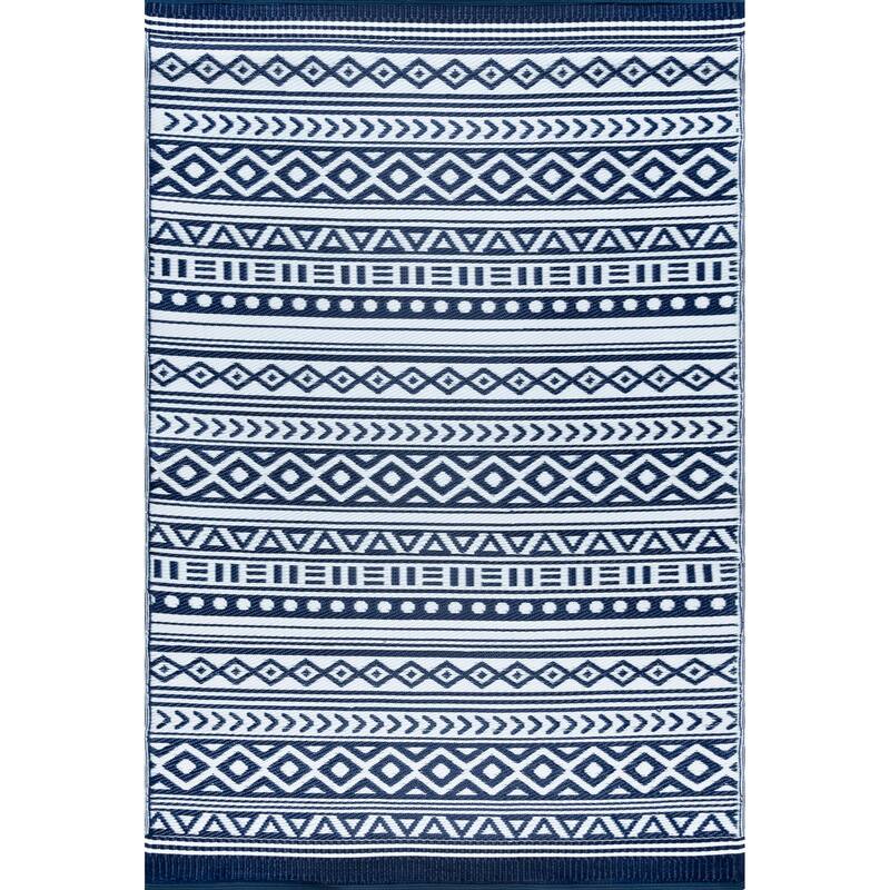 Sundown Beach Stripe Indoor/Outdoor Area Rug