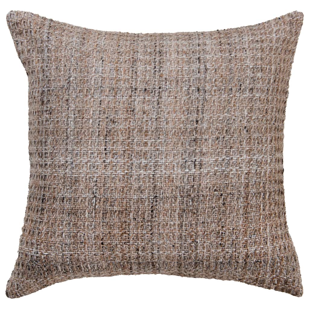 Rizzy Home Modern Heathered Solid Throw Pillow