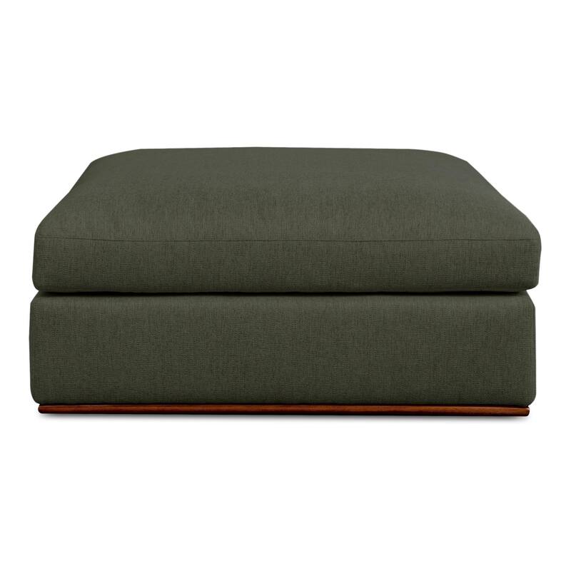 NADAAL STUDIOS Rio,Ottoman With Rubber Wood Base