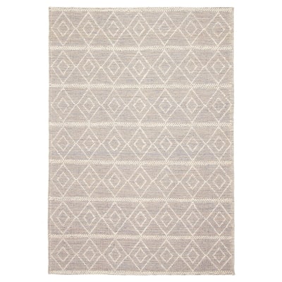 ECARPETGALLERY Braid weave Sienna Tan Wool Rug - 5'2 x 7'7