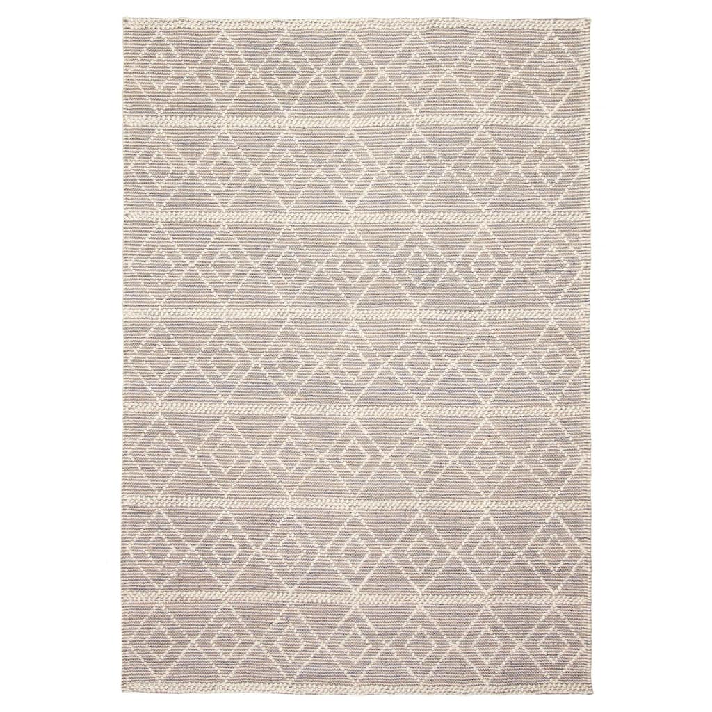 ECARPETGALLERY Braid weave Sienna Tan Wool Rug - 5'2 x 7'7