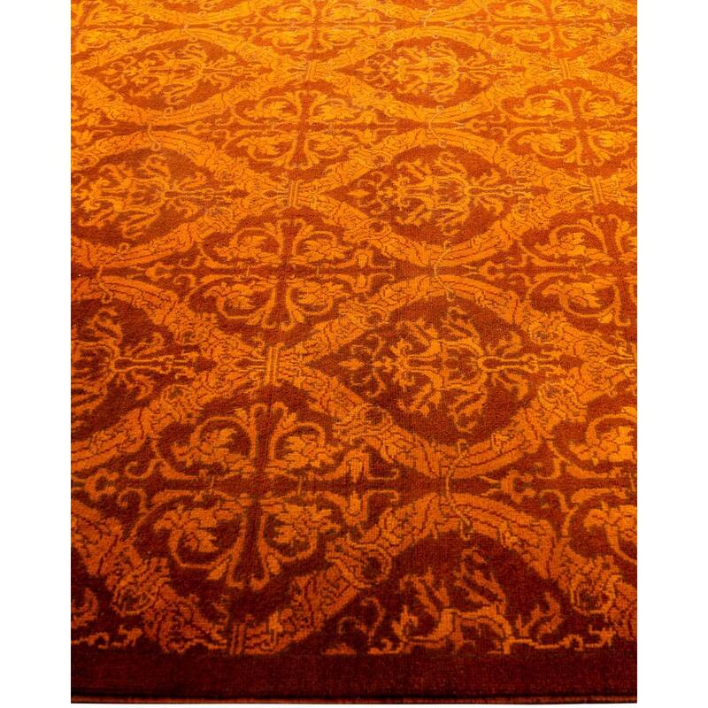 Vibrance One-of-a-Kind Handmade Area Rug - Gold, 5' 10" x 6' 0" - 5' 10" x 6' 0"