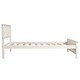 preview thumbnail 8 of 7, Sturdy Construction Wood Platform Bed - Durability and Safety in a Sleek, White