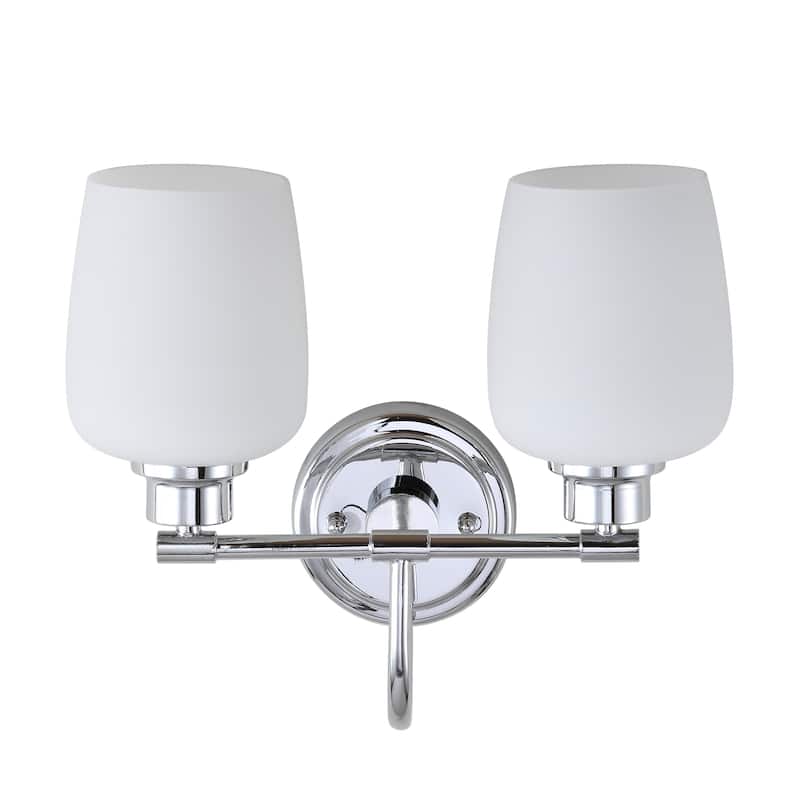 SAFAVIEH Lighting Rayden 2-light LED Bathroom Sconce - 13.3"x7.5"x12"