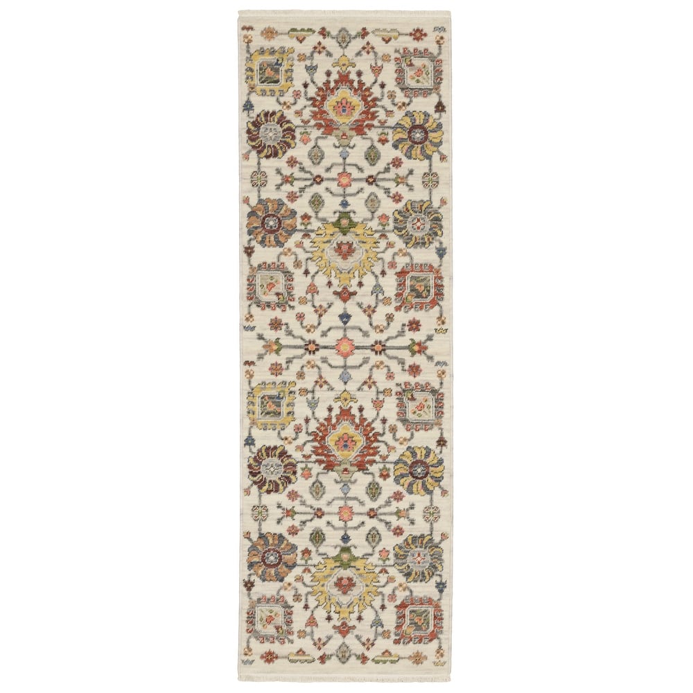 Style Haven Lawson Classic Bohemian Wool Fringe Edge Area Rug