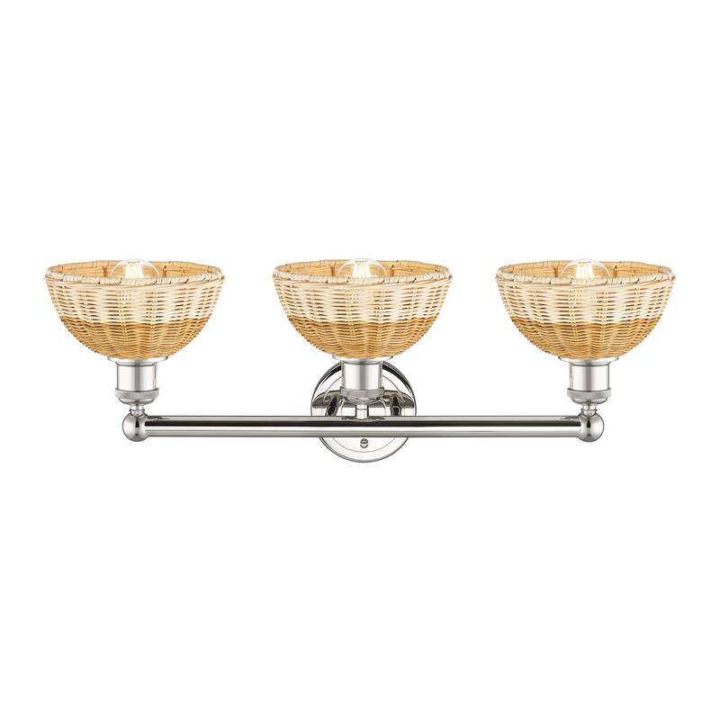 Innovations Lighting Endless Possibilities Edison - Bristol Natural II - 3 Light 26" Bath Vanity Light