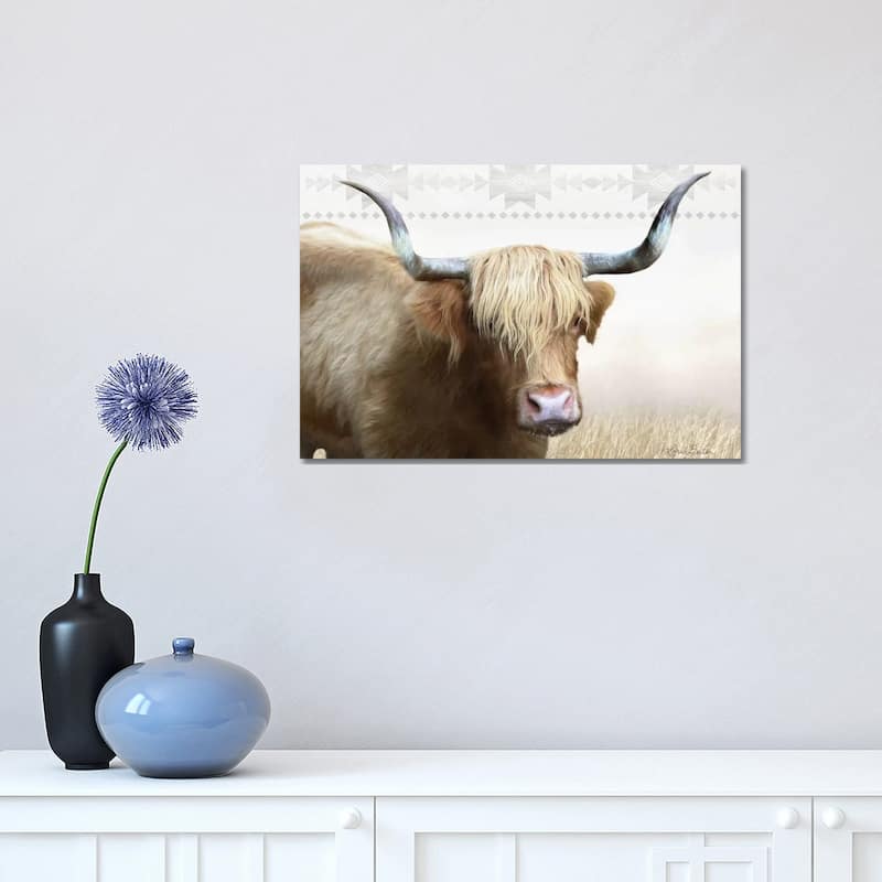 iCanvas "Get Your Horns Up" by Lori Deiter Canvas Print - 12x18x1.5