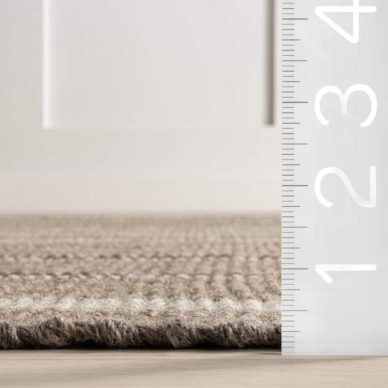 Frenshe Interiors Toluca Striped Wool Area Rug