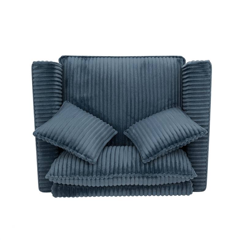Lazy Sofa Chair, Comfortable Single-person Sofa Chair, with a Backrest and Soft seat Cushion, Having Armrests on Both Sides
