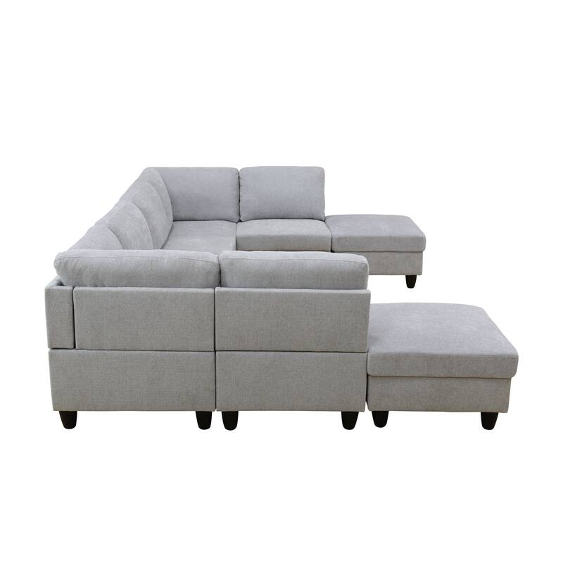 Convertible Modular Sofa Bed with Ergonomic Recline and Space-Saving Design