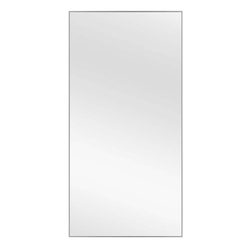 Modern Aluminum Alloy Thin Framed Full Length Floor Mirror