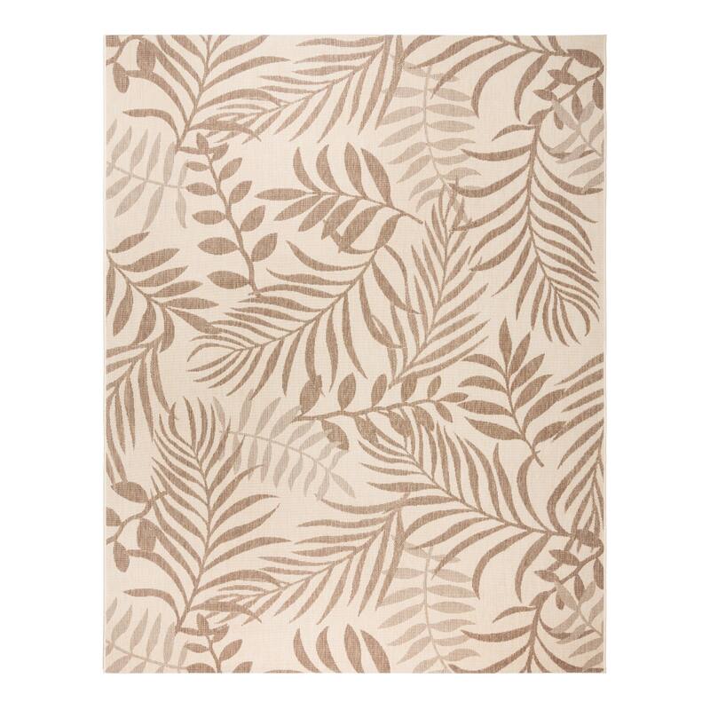Gertmenian Solterra Nautical Coastal Tropical Weather Resistant Polypropylene Flatweave Indoor/ Outdoor Area Rug Collection