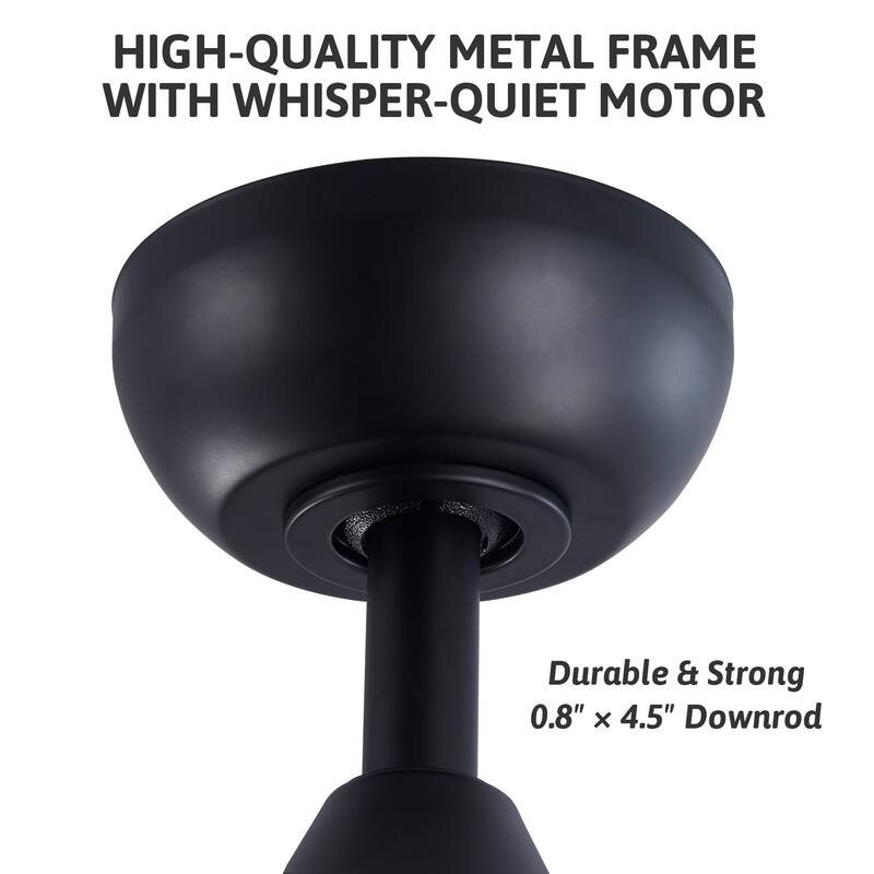 CO-Z 52-inch Modern Propeller Ceiling Fan with Remote