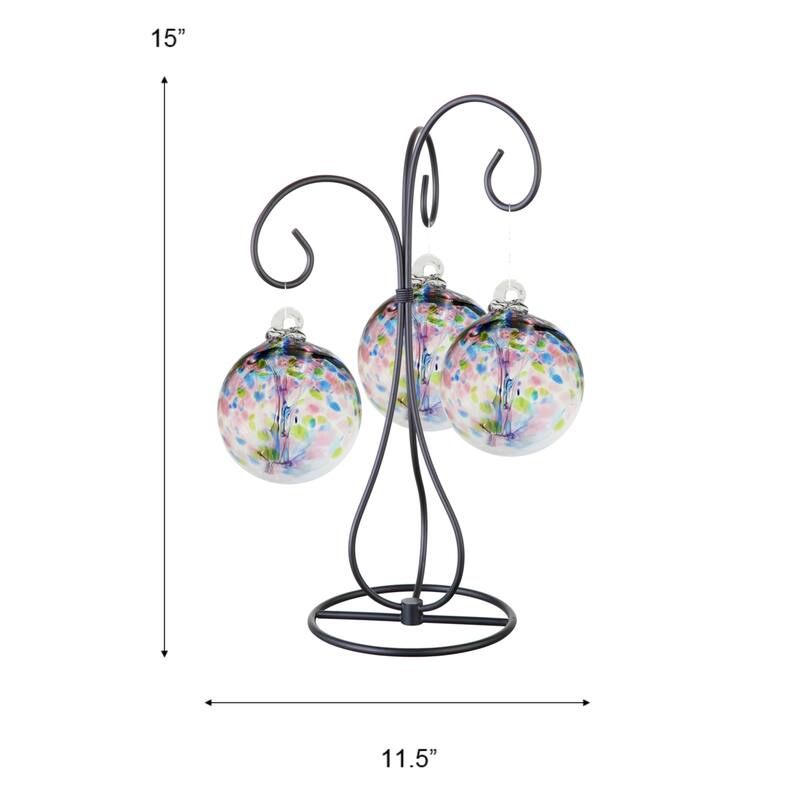Tree Of Life 3 4In Hope Hand Blown Glass Balls With Stand