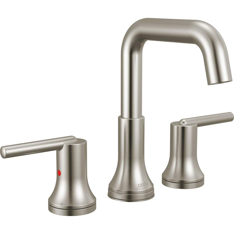 Delta 3554-MPU-DST Trinsic 1.2 GPM Widespread Bathroom Faucet with - Brilliance Stainless