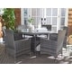 preview thumbnail 23 of 37, SAFAVIEH Outdoor Living Challe 7-Piece Patio Dining Set