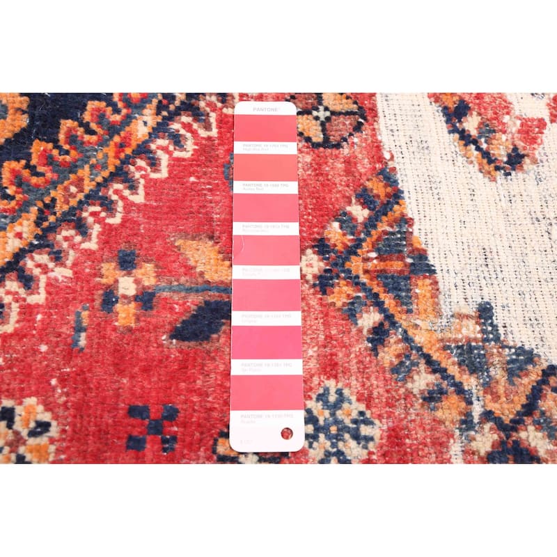 ECARPETGALLERY Hand-knotted Antalya Vintage Red Wool Rug - 3'10 x 5'11