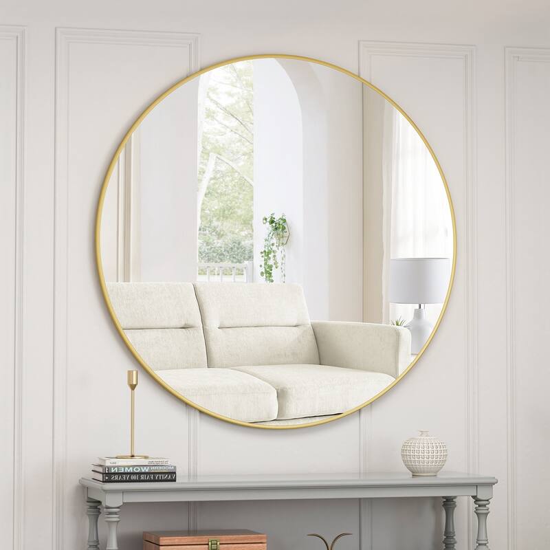 39" Wall Mounted Circular Mirror