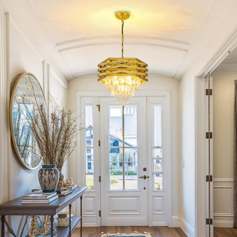 15.75” Light bulbs gold light bulbs Crystal kitchen pendant lights