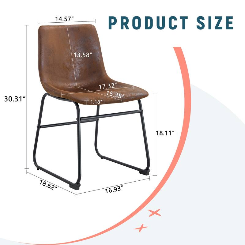 Retro Bar Chairs Set of 4, Modern Faux Leather High Bar Stools with Back and Metal Leg, Bar Chairs for Kitchen Island