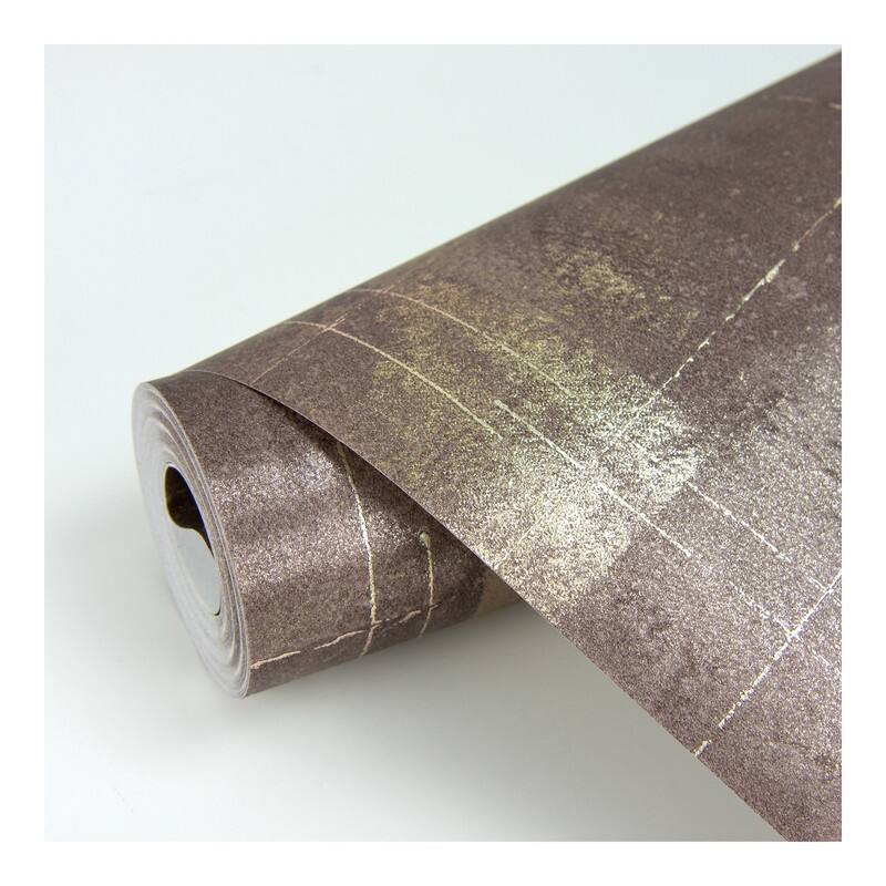 Brewster Ozone Brown Texture Wallpaper - 21 x 396 x 0.025