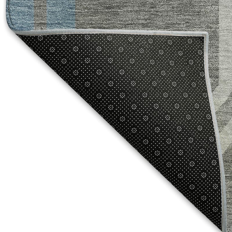 Machine Washable Indoor/ Outdoor Contemporary Dimensions Chantille Rug