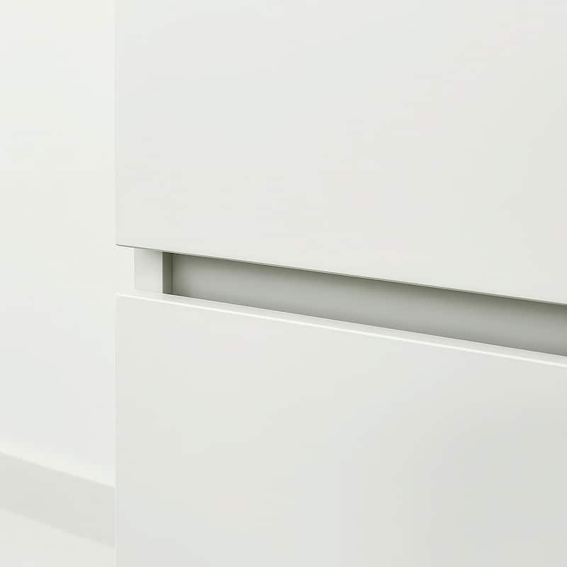 Elise Slim Modular Wood Closet Cabinet with Drawers in White - 15.7"D x 17.72"W x 70.9"H