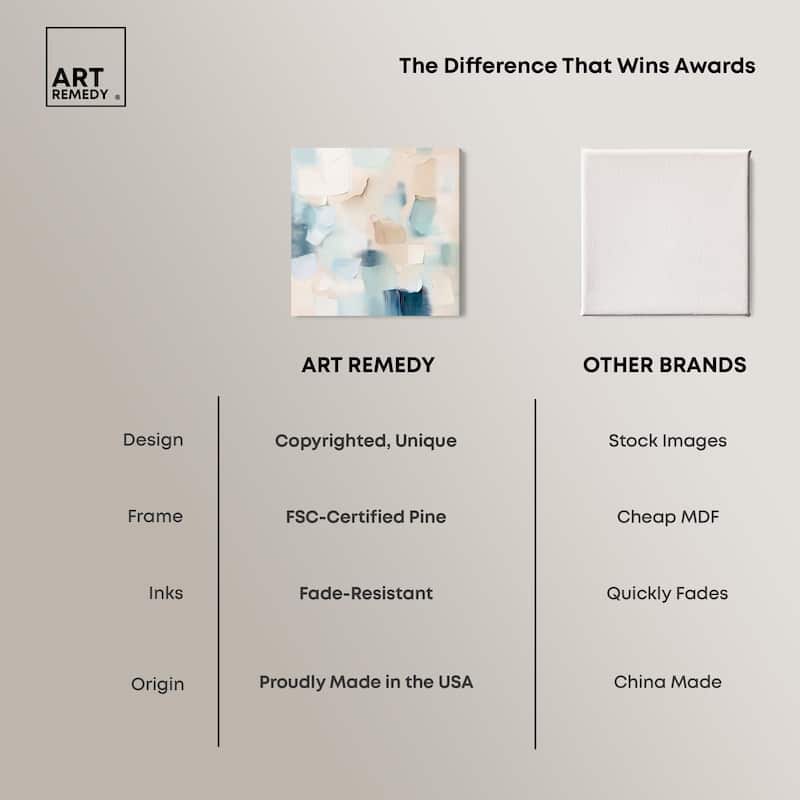 Celadon Haze II Canvas by Art Remedy, Gallery Wrapped