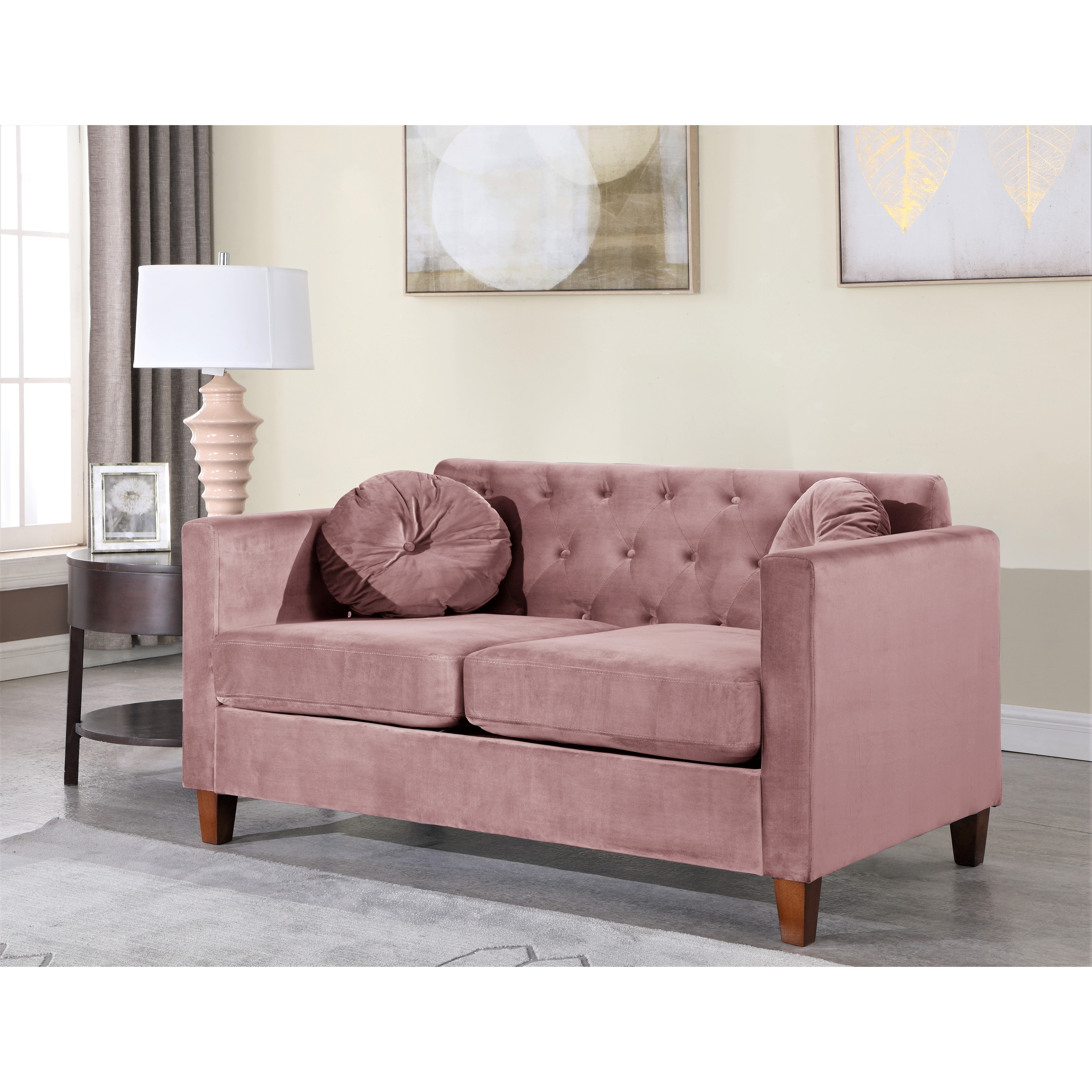 Persaud velvet deals classic chesterfield armchair