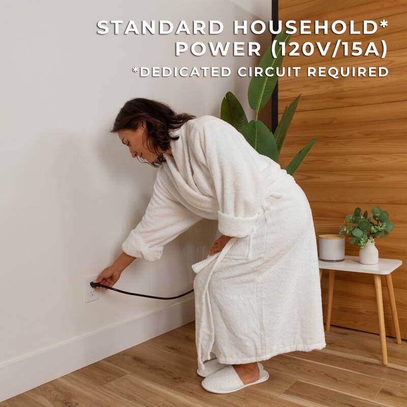 Backyard Discovery Rylan 2-Person Infrared Sauna, Red Light Therapy