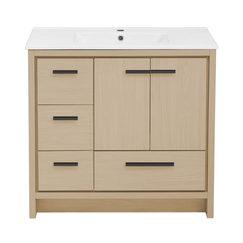 Swiss Madison SM-BV750 Virage 37" Free Standing Single Basin Vanity
