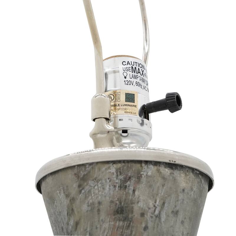 D15x23" Glass Table Lamp Bottel Shape