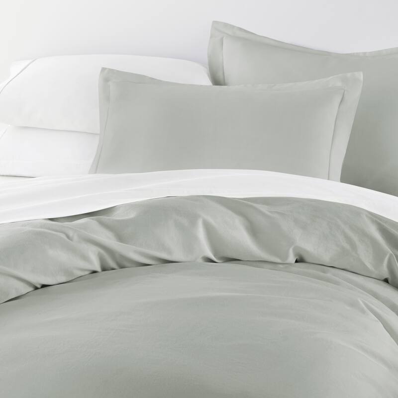 Solid Cotton Duvet Cover Set