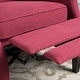 preview thumbnail 31 of 57, Wescott Contemporary Fabric Wingback Pushback Recliner by Christopher Knight Home