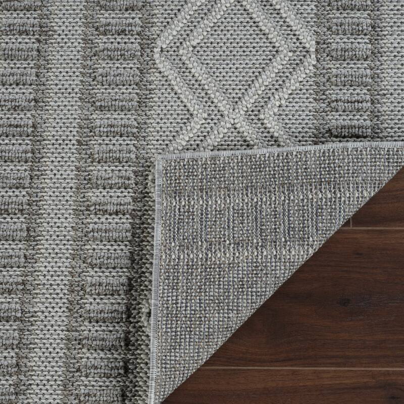 Anava Stripe Weather Resistant Current & Stylish Runner Outdoor Rug - 8' Runner