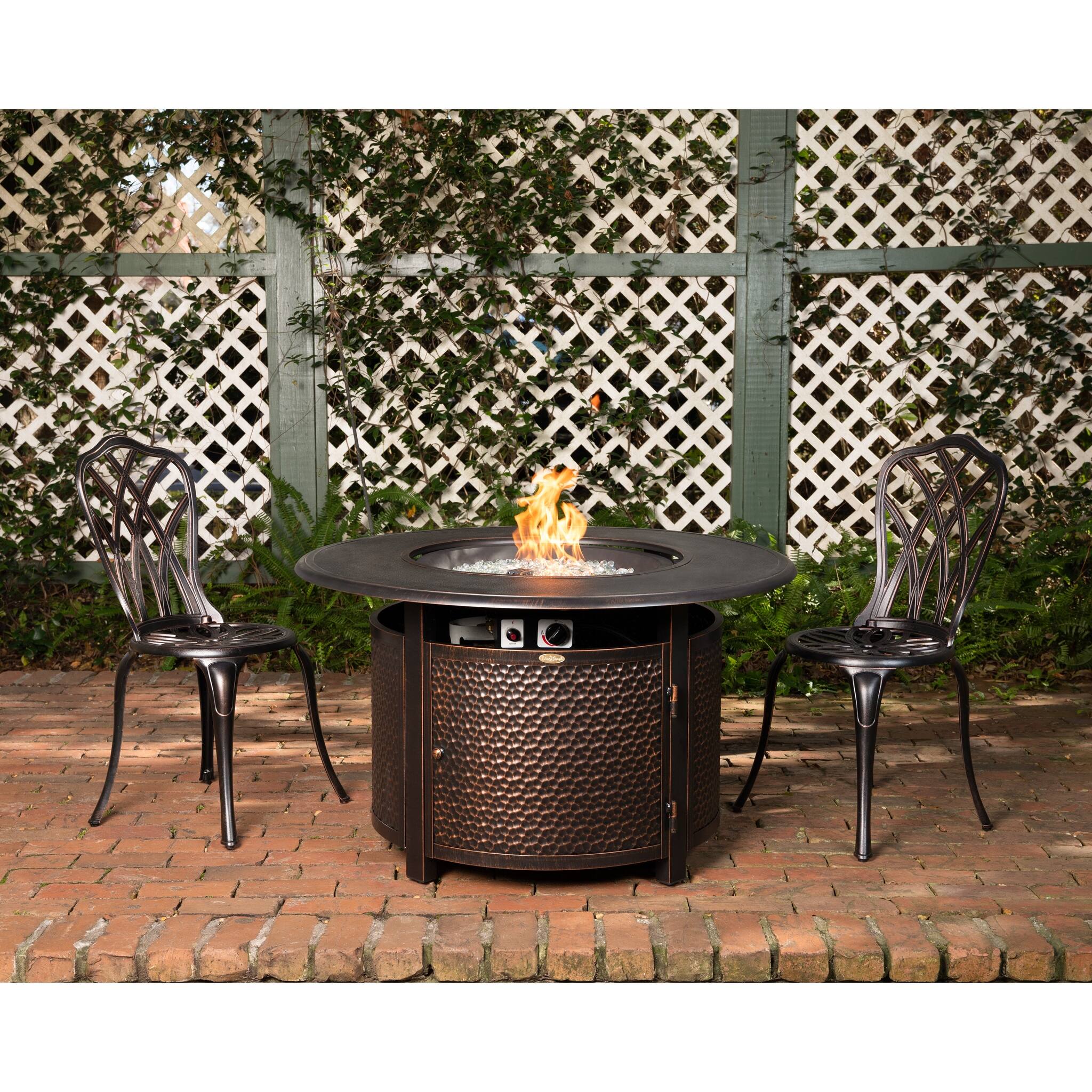 Weyland Round Aluminum LPG Fire Pit N/A Bed Bath & Beyond 27791997