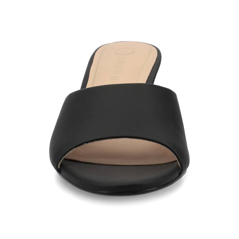 Journee Women's Jeylah Dress Sandals - Black - 6